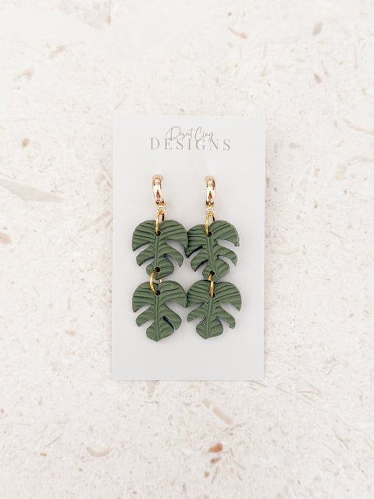 Duo Monstera Dangles