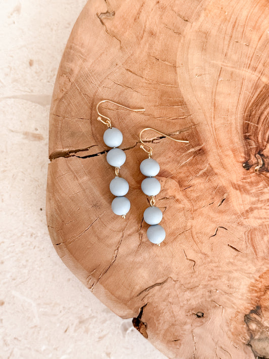 The Duo on Duo Dangles - Sky Blue