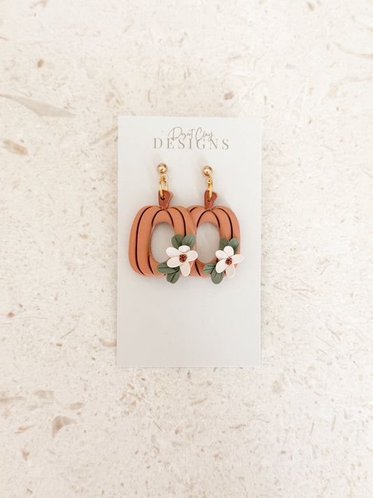 Floral Hollow Pumpkins