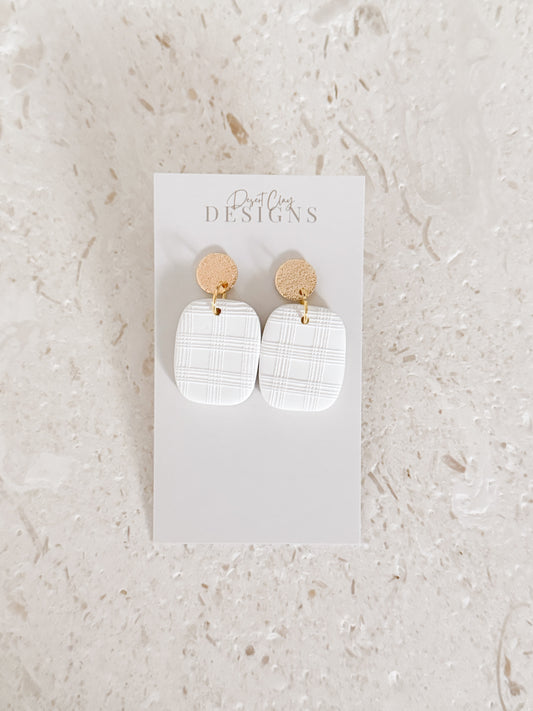 Emery Dangles - Crisp White
