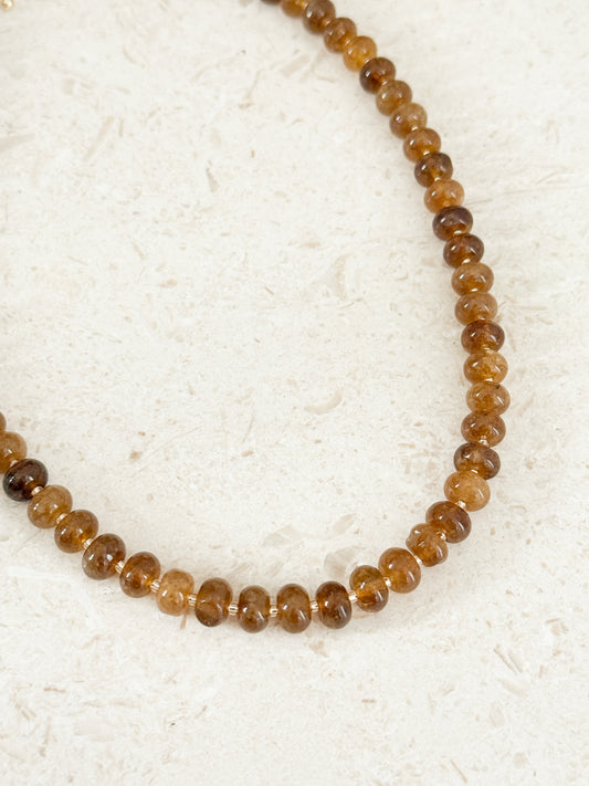 Brown Agate Necklace