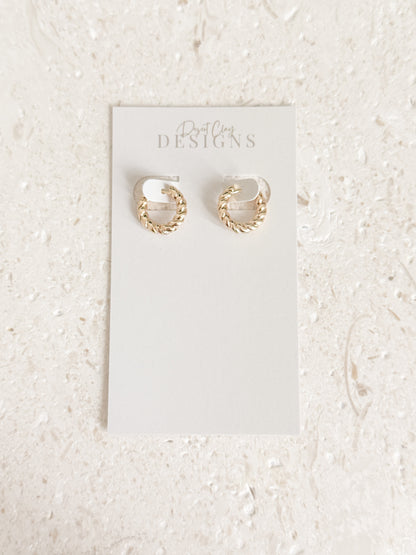 Twisted Mini Hoops