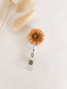 Sunflower Badge Reel