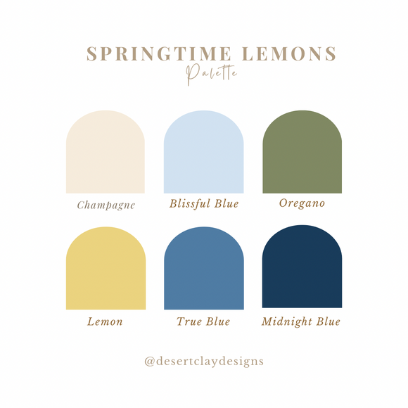 Springtime Lemons Palette