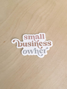 Small Business Owner - White