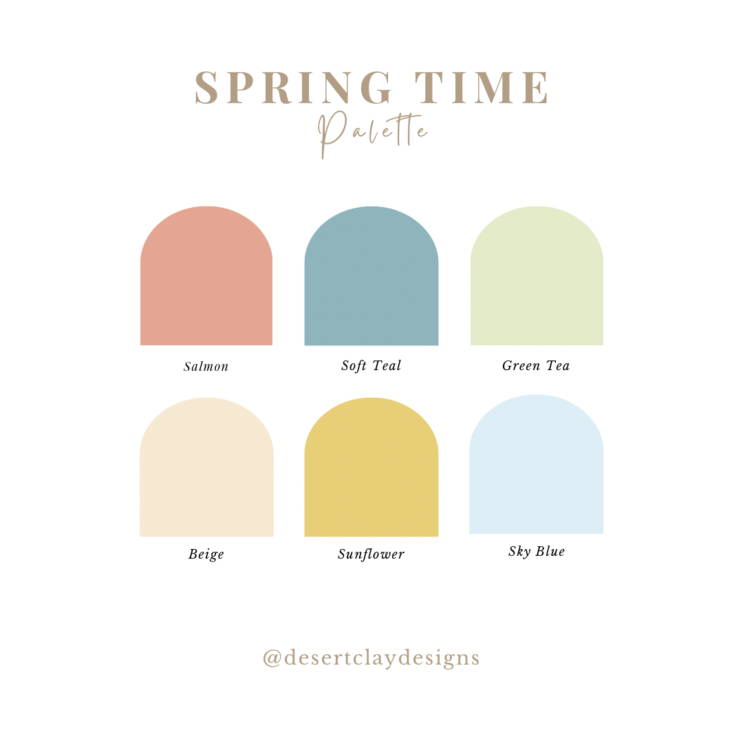 Spring Time Palette – Desert Clay Designs